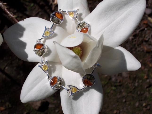 Amber Silver Bracelet BR2091